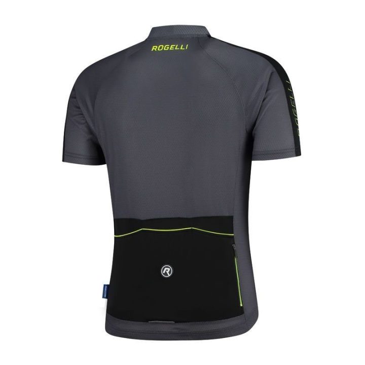 Rogelli pilki vyriški dviračių marškinėliai EXPLORE 2XL