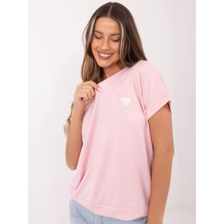 Šviesiai rožinė oversize palaidinė