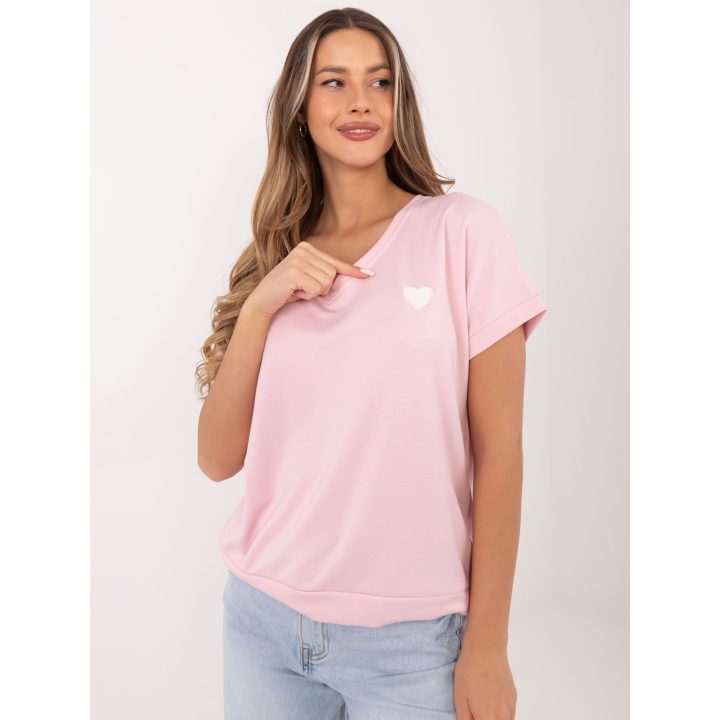 Šviesiai rožinė oversize palaidinė