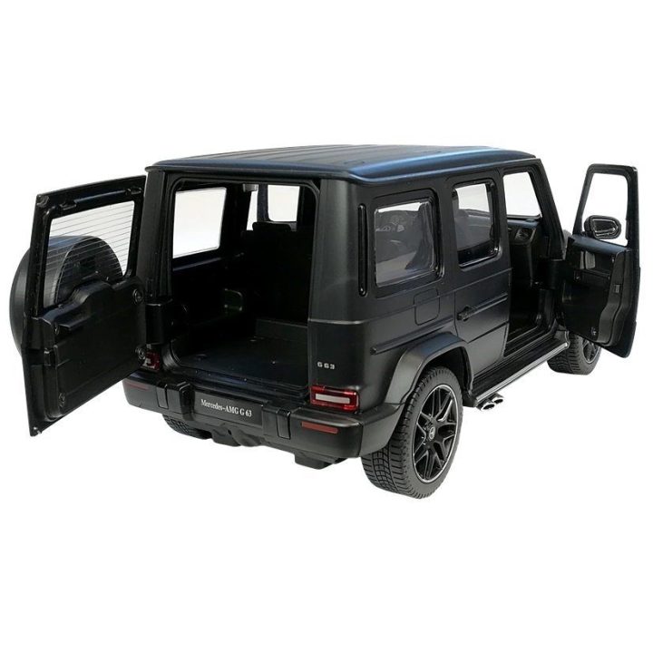 Nuotoliniu būdu valdomas automobilis Mercedes G63, juodas 1:14