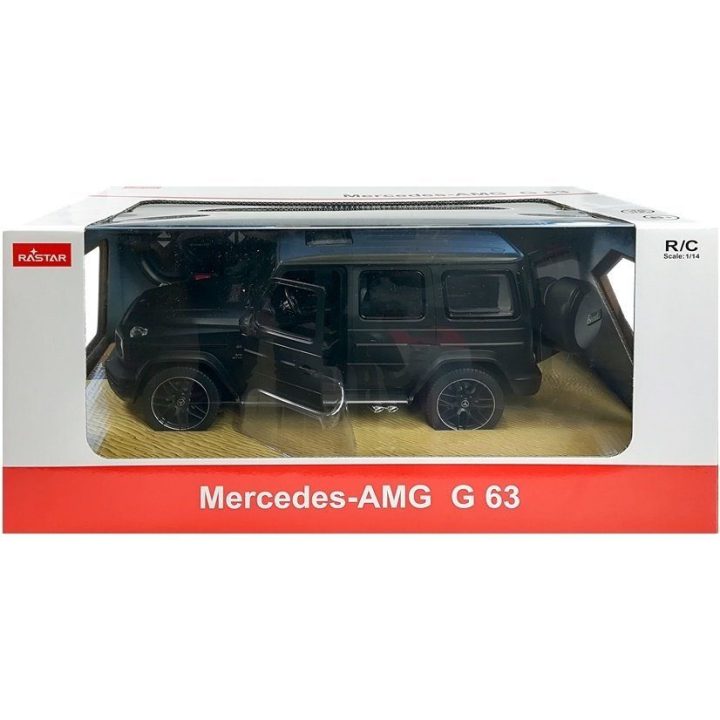 Nuotoliniu būdu valdomas automobilis Mercedes G63, juodas 1:14