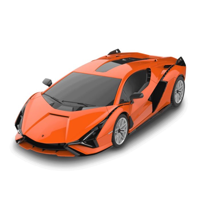 Radijo valdomas Lamborghini Sian 1:24 Rastar, oranžinis