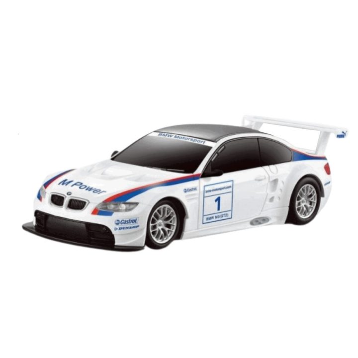 BMW M3 GT2 1:24 nuotoliniu būdu valdomas automobilis, balta