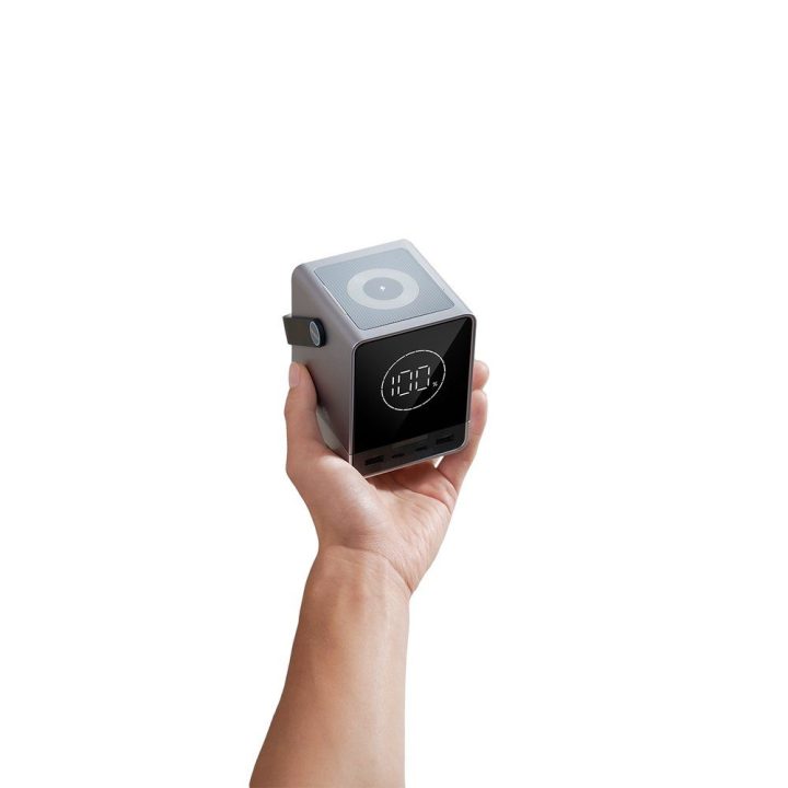 Cuktech nešiojama baterija 300W, 40000 mAh, belaidis įkrovimas – juoda