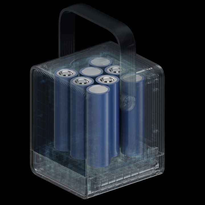 Cuktech nešiojama baterija 300W, 40000 mAh, belaidis įkrovimas – juoda