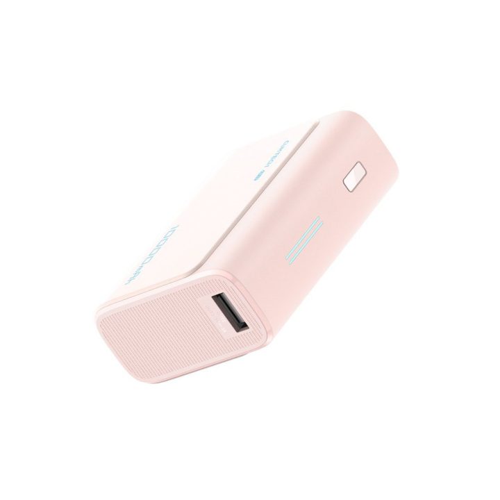 Cuktech CP13 rožinis 10000 mAh powerbankas (USB‑C + USB‑A, 30W)