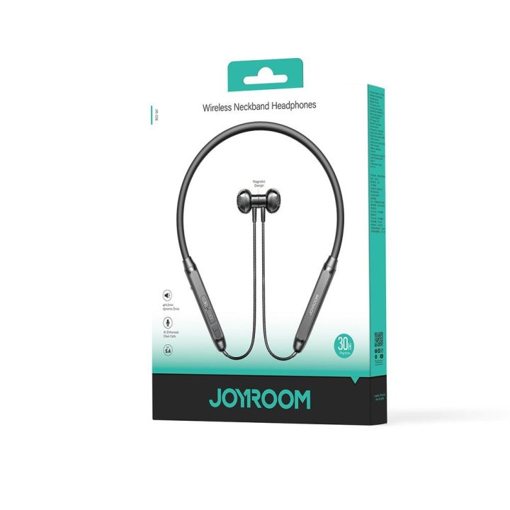 Joyroom JR-D8 belaidės ausinės su lankeliu, juodos