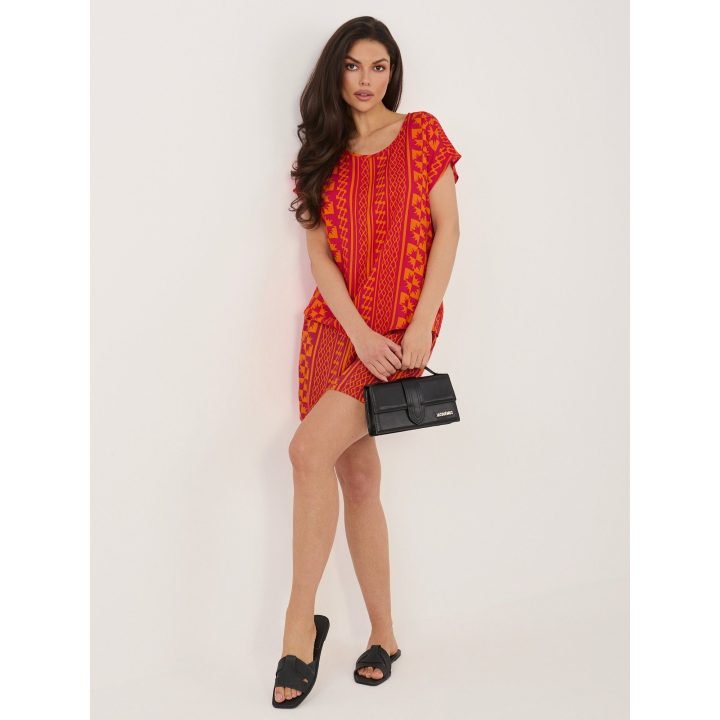 Oranžiniai moteriški šortai D73771M62489KD