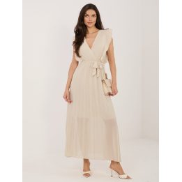 Smėlinės spalvos vasarinė suknelė (one size)