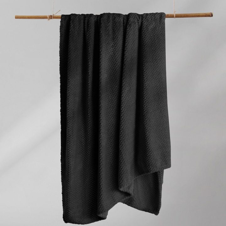 Juoda antklodė DecoKing HENRY 170x210