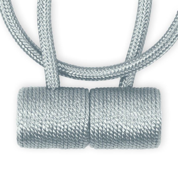 Sidabriniai užuolaidų rišikliai Hamilton, 2 vnt.