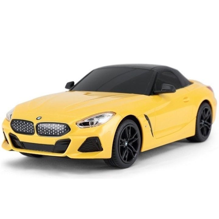 BMW Z4 Roadster nuotolinio valdymo modelis 1:18, geltonas
