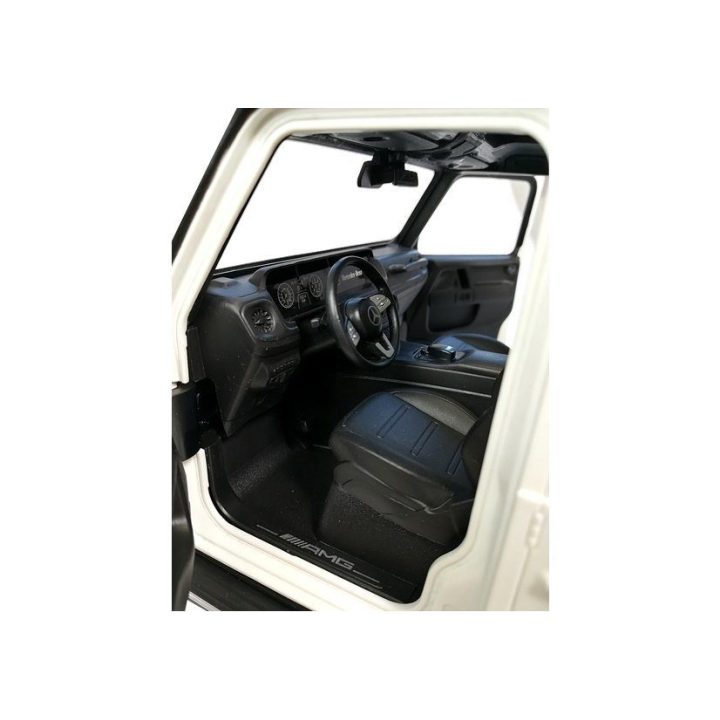 Mercedes G63 Rastar 1:14 baltas nuotoliniu būdu valdomas visureigis