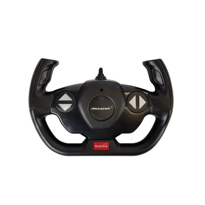 McLaren P1 GTR Rastar 1:14 geltonas nuotoliniu būdu valdomas modelis