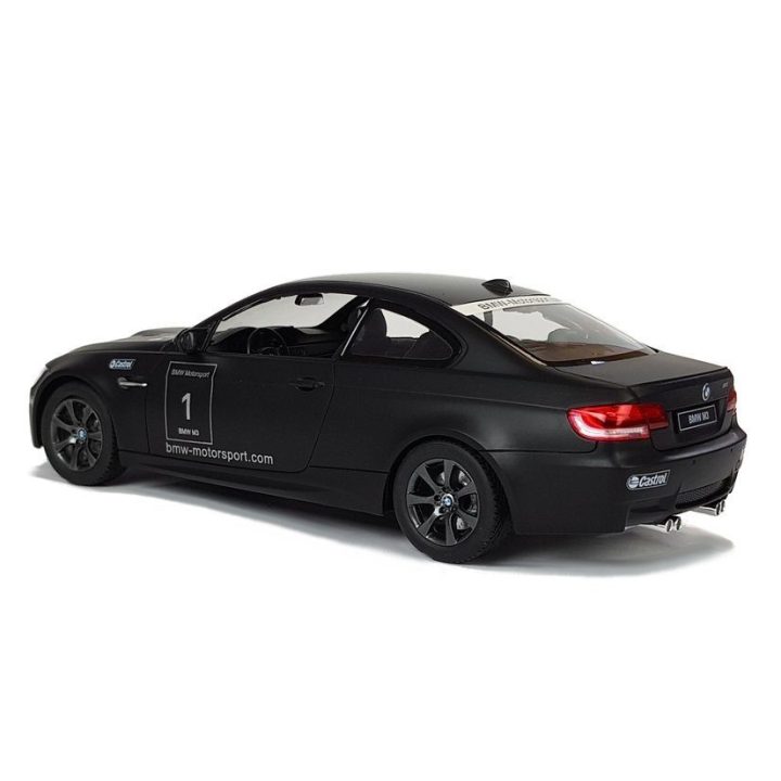 Juodas BMW M3 1:14 nuotoliniu būdu valdomas modelis (Rastar)