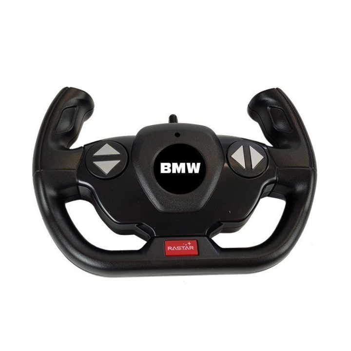 Juodas BMW M3 1:14 nuotoliniu būdu valdomas modelis (Rastar)