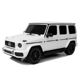 Baltas Mercedes‑Benz AMG G63 nuotoliniu būdu valdomas modelis 1:24