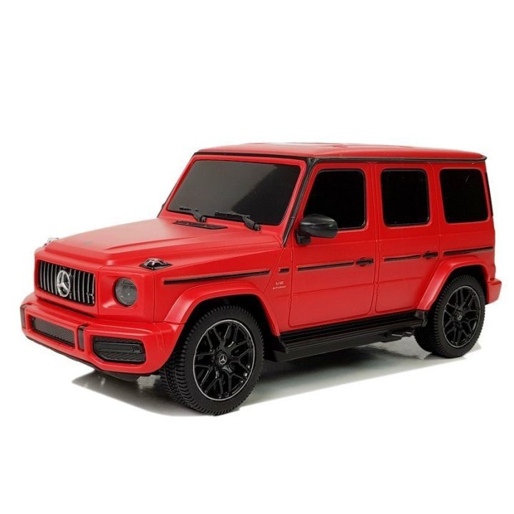 Raudonas Mercedes AMG G63 1:24 nuotoliniu būdu valdomas modelis