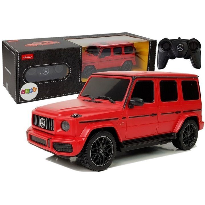 Raudonas Mercedes AMG G63 1:24 nuotoliniu būdu valdomas modelis