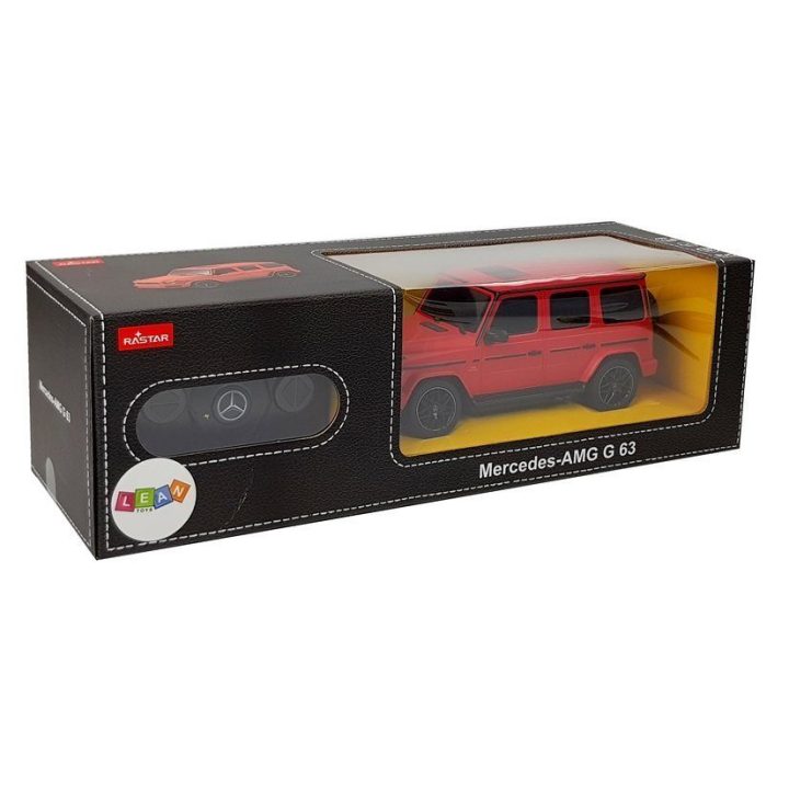 Raudonas Mercedes AMG G63 1:24 nuotoliniu būdu valdomas modelis