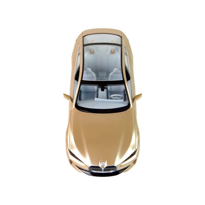 Auksinis BMW i4 nuotolinio valdymo modelis 1:14 (Rastar)