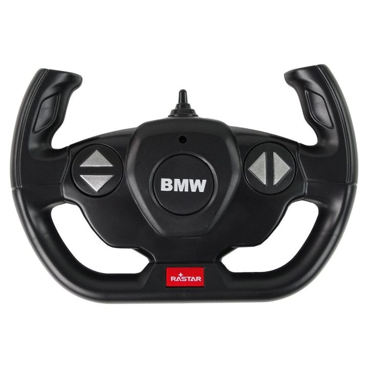 Auksinis BMW i4 nuotolinio valdymo modelis 1:14 (Rastar)