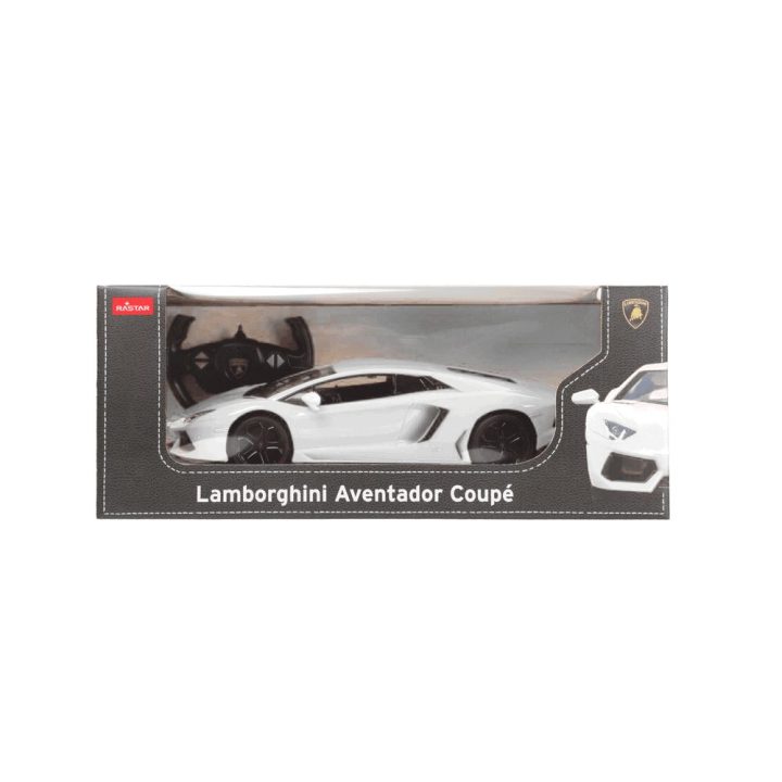 Lamborghini Aventador nuotolinio valdymo automobilis 1:14, baltas Rastar