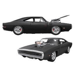 Radijo bangomis valdomas Dodge Charger R/T 1:16, juodas