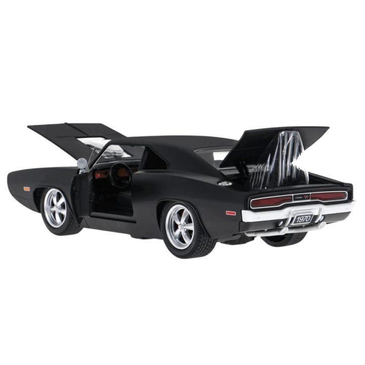 Radijo bangomis valdomas Dodge Charger R/T 1:16, juodas