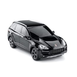 Porsche Cayenne Turbo nuotoliniu valdymu 1:24, juodas