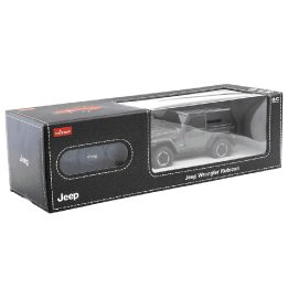 JEEP Wrangler JL Rubicon 1:24 nuotoliniu būdu valdomas modelis, juodas