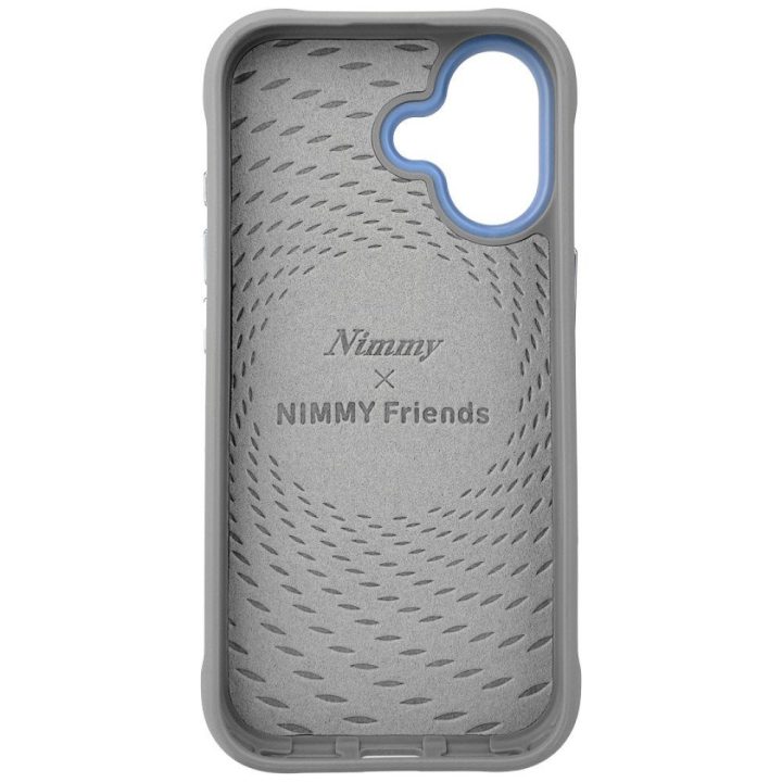 iPhone 17 dėklas Nimmy Glasses Cool Dog pilkas