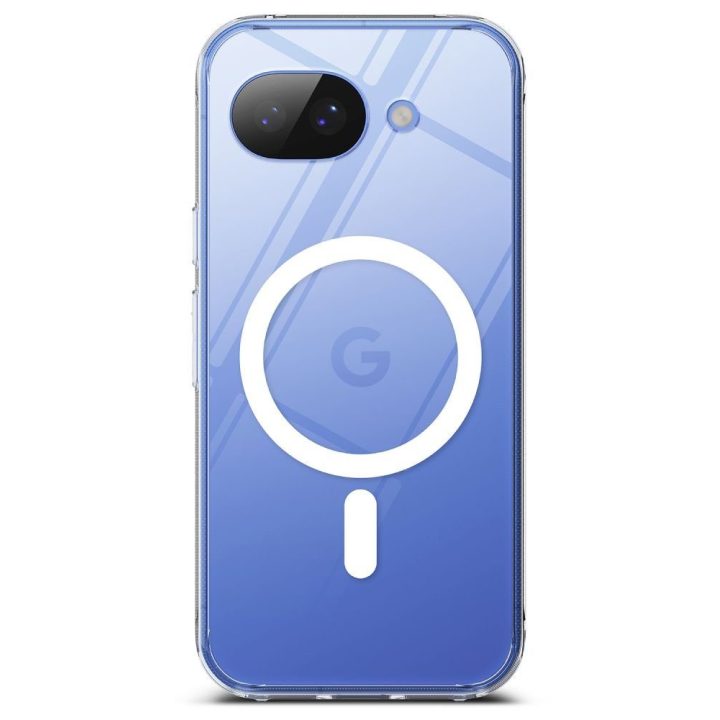 Google Pixel 10A dėklas Ringke Fusion Magnetic MagSafe skaidrus