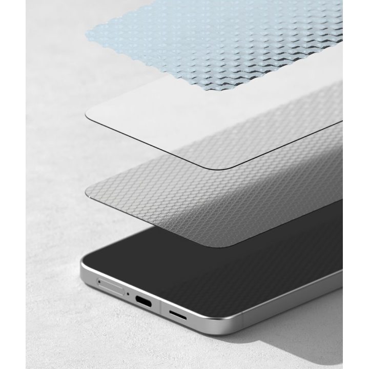 Samsung Galaxy A57 5G ekrano apsauginė plėvelė grūdintas stiklas Ringke Easy Slide (2 vnt)