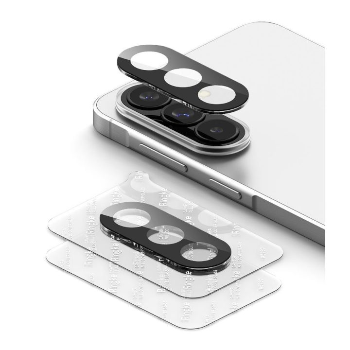 Samsung Galaxy A37 / A57 5G kameros apsauginė plėvelė Ringke Camera Full Cover juoda