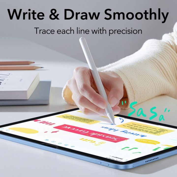 iPad 10.9" / 11" grūdintas ekrano stiklas ESR Paper Feel (skaidrus), 2 vnt