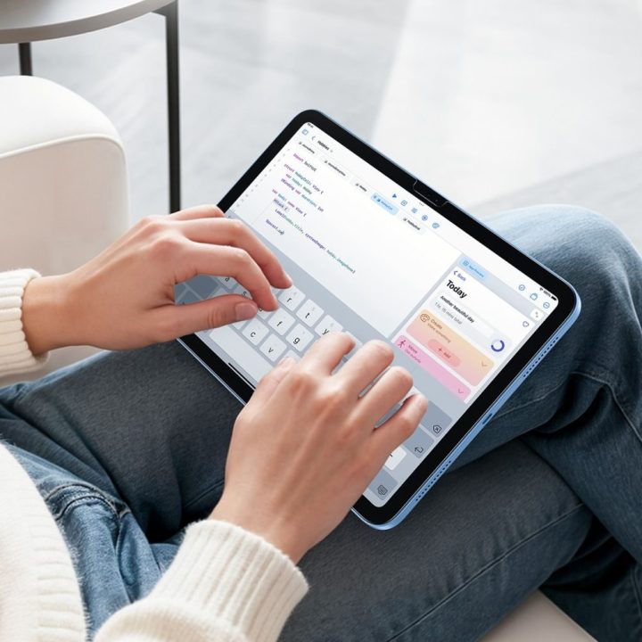 iPad 10.9" / 11" grūdintas ekrano stiklas ESR Paper Feel (skaidrus), 2 vnt