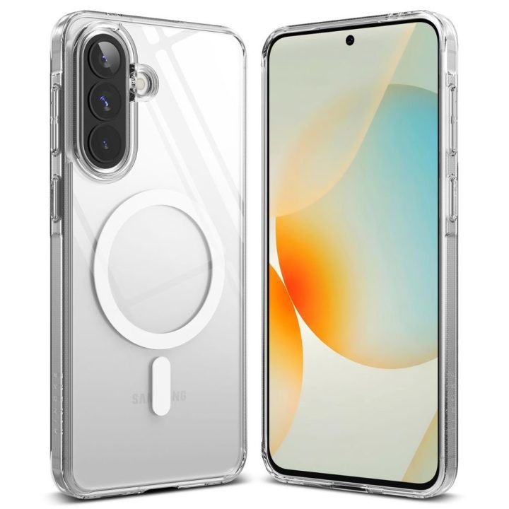 Samsung Galaxy A57 5G dėklas Ringke Fusion Magnetic MagSafe skaidrus