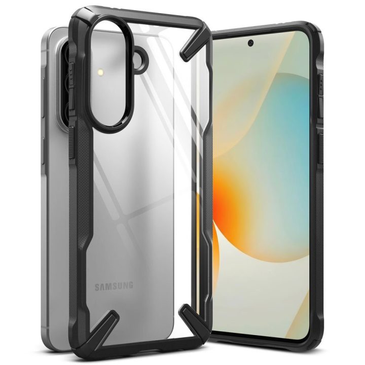 Samsung Galaxy A57 5G dėklas Ringke Fusion X juodas / skaidrus