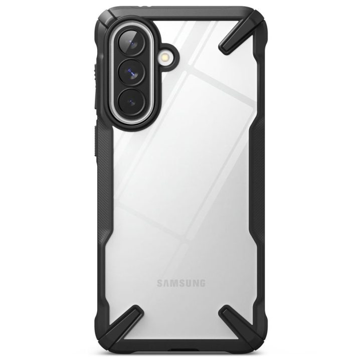 Samsung Galaxy A57 5G dėklas Ringke Fusion X juodas / skaidrus