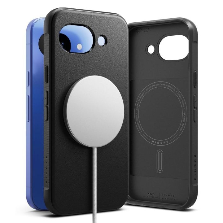 Google Pixel 10A dėklas Ringke Onyx MagSafe juodas