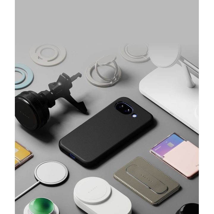 Google Pixel 10A dėklas Ringke Onyx MagSafe juodas