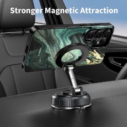 Samsung Galaxy S26 Ultra dėklas Tech‑Protect Lamano MagSafe juodas ir žalias