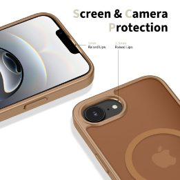 iPhone 16E / 17E dėklas Tech‑Protect BasicMag rudas
