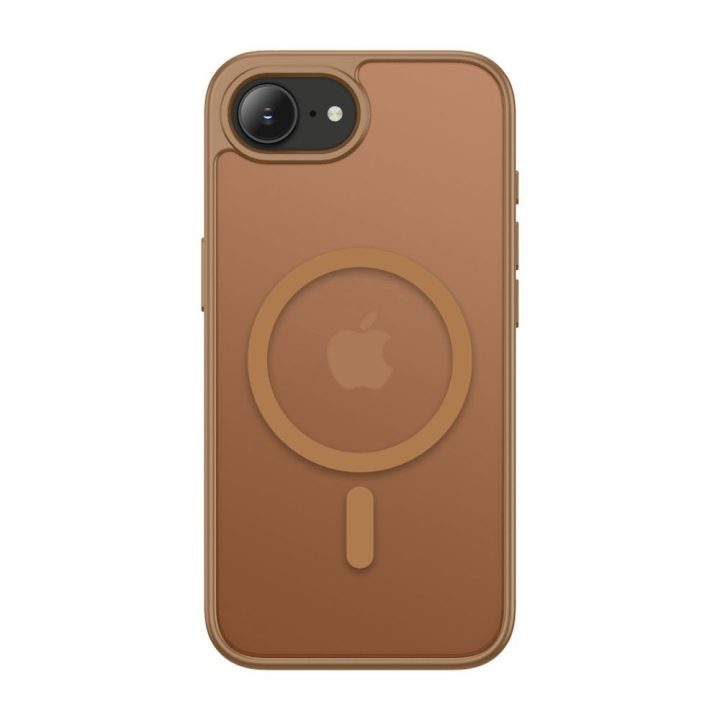 iPhone 16E / 17E dėklas Tech‑Protect BasicMag rudas