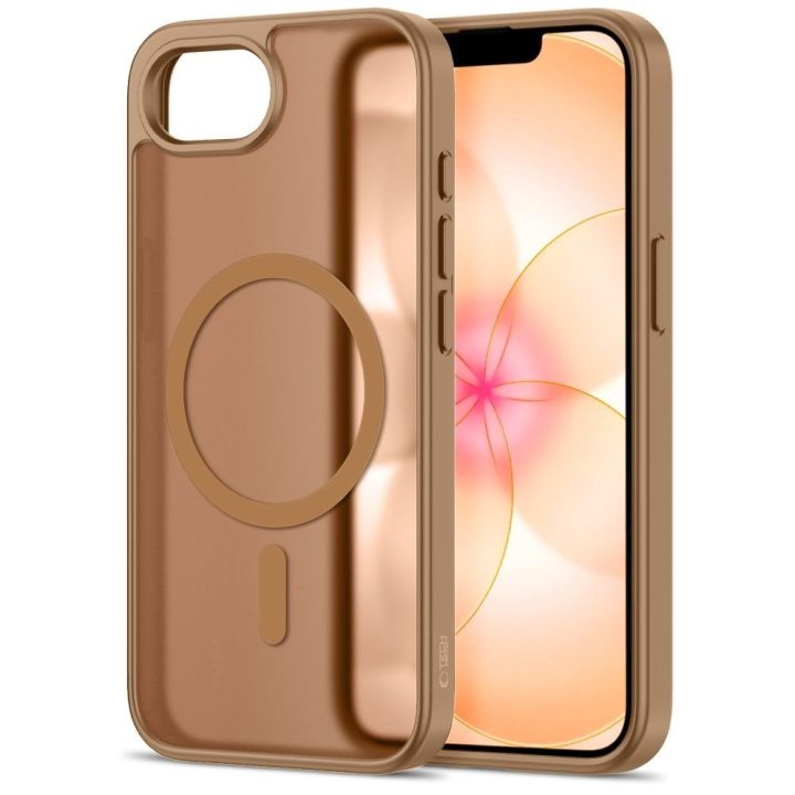 iPhone 16E / 17E dėklas Tech‑Protect BasicMag rudas