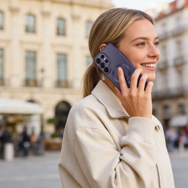 Samsung Galaxy S26 Ultra dėklas Tech‑Protect MagFlex MagSafe violetinis