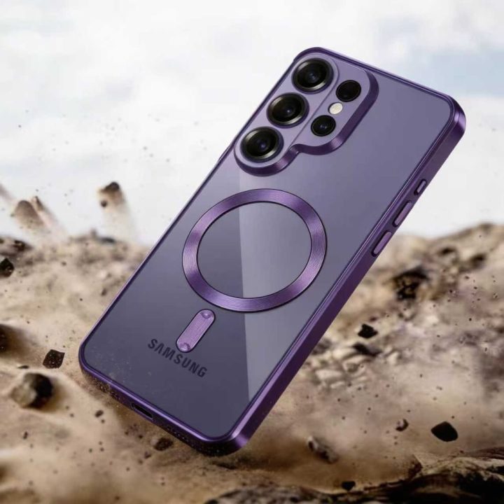 Samsung Galaxy S26 Ultra dėklas Tech‑Protect MagFlex MagSafe violetinis
