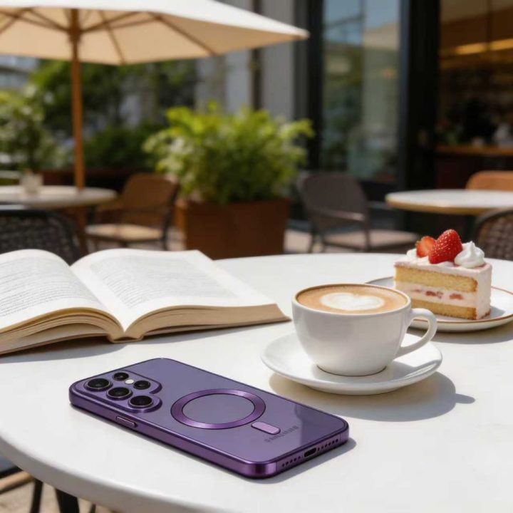 Samsung Galaxy S26 Ultra dėklas Tech‑Protect MagFlex MagSafe violetinis