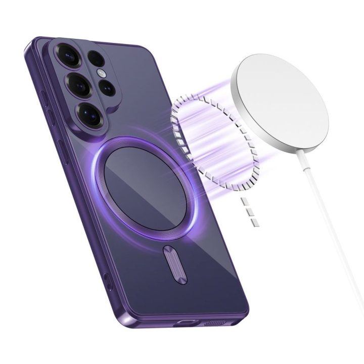 Samsung Galaxy S26 Ultra dėklas Tech‑Protect MagFlex MagSafe violetinis